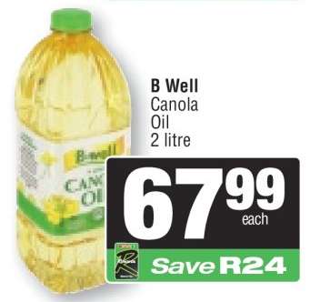 B-well Canola Oil