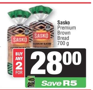 Sasko Premium Brown Bread 700 g