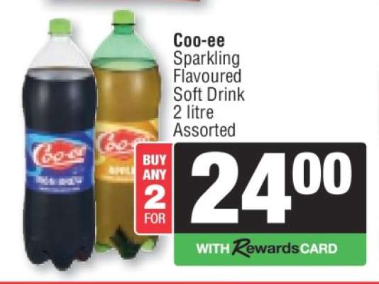 Coo-ee Sparkling Flavoured Soft Drink