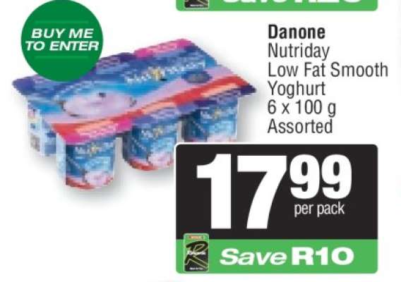 Danone NutriDay Low Fat Smooth Yoghurt