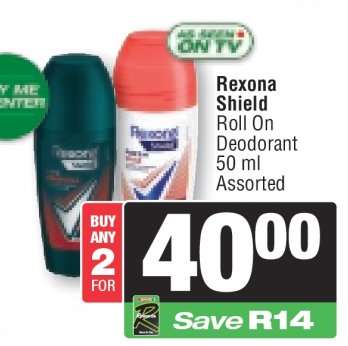 Rexona Shield Roll On Deodorant