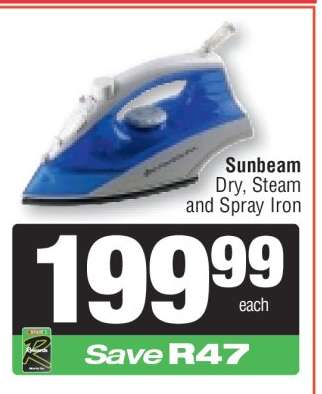 Sunbeam Dry, Steam and Spray Iron