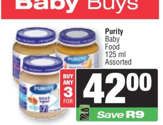 Purity Baby Food