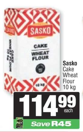 Sasko Cake Wheat Flour 10 kg