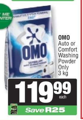 OMO Auto or Comfort Washing Powder