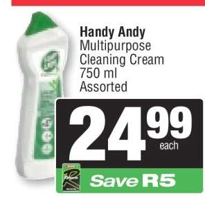 HANDY ANDY MULTIPURPOSE CLEANING CREAM