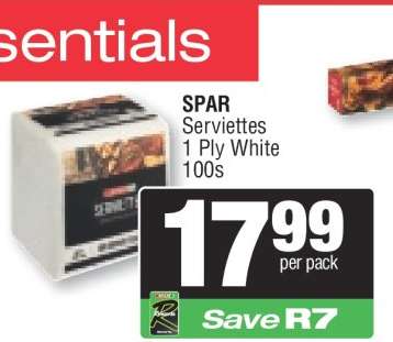 SPAR Serviettes