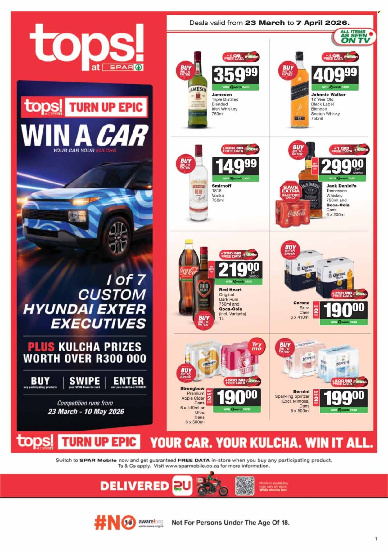 TOPS at SPAR specials - 23/03/2026 - 07/04/2026. Page 1