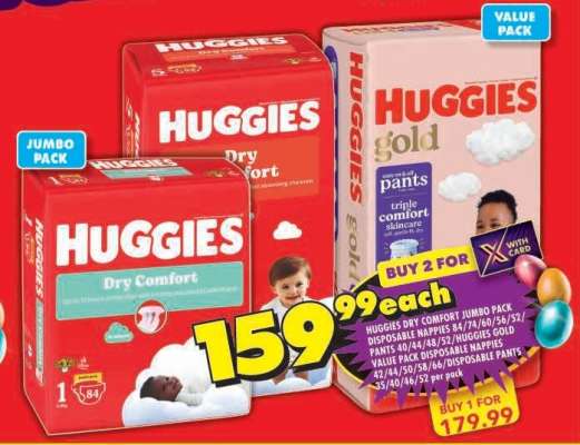Huggies Dry Comfort Jumbo Pack