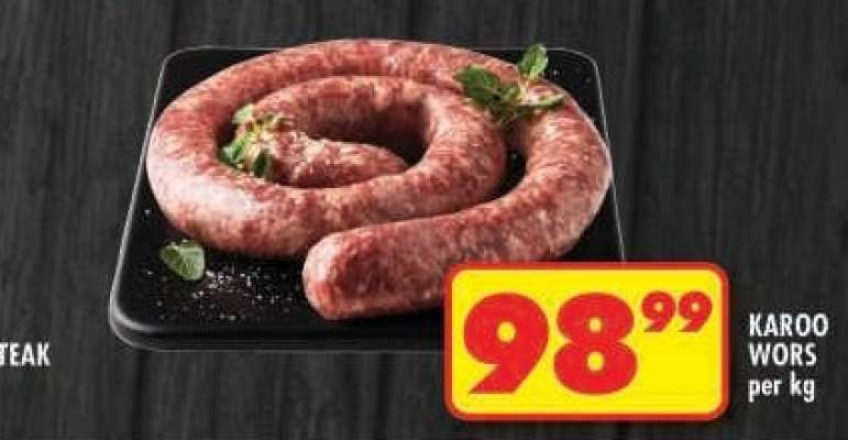 KAROO WORS per kg