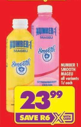 NUMBER 1 SMOOTH MAGEU