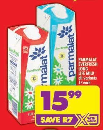 PARMALAT EVERFRESH LONG LIFE MILK
