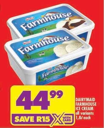 DAIRYMAID FARMHOUSE ICE CREAM
