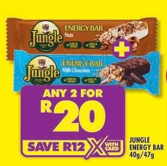Jungle Energy Bar 40g/47g