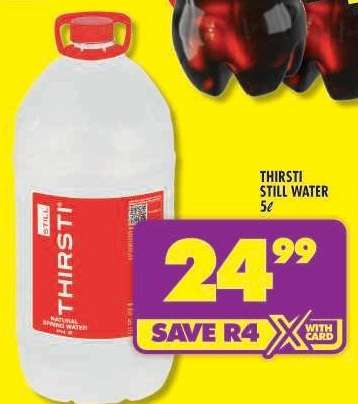 Thirsti Still Water 5L