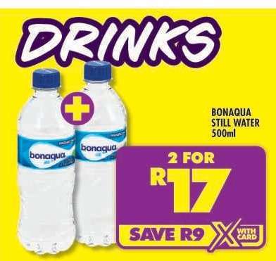 Bonaqua Still Water 500ml