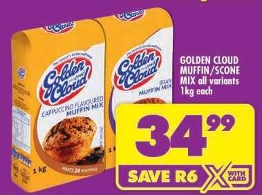 GOLDEN CLOUD MUFFIN/SCONE MIX all variants 1kg each