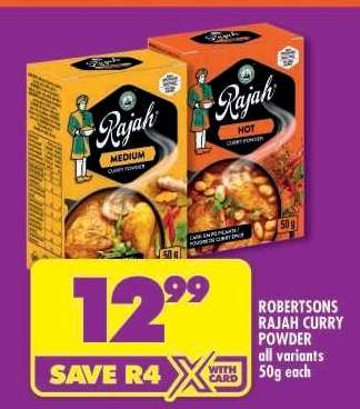 ROBERTSONS RAJAH CURRY POWDER
