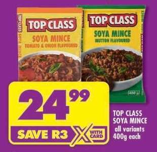 TOP CLASS SOYA MINCE