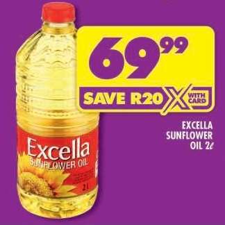 Excella Sunflower Oil-2L