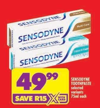 SENSODYNE TOOTHPASTE