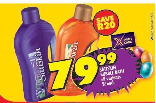 Satiskin Bubble Bath