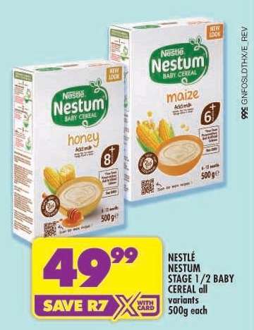 NESTLÉ NESTUM STAGE 1/2 BABY CEREAL