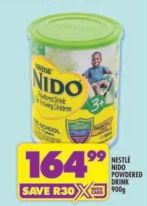 NESTLÉ NIDO POWDERED DRINK 900g
