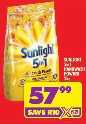 SUNLIGHT 5in1 HANDWASH POWDER 2kg