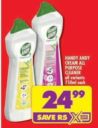 HANDY ANDY CREAM ALL PURPOSE CLEANER