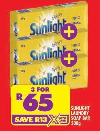 Sunlight Laundry Soap Bar-500g