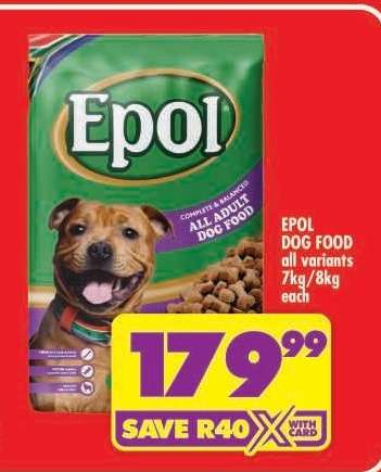 EPOL DOG FOOD all variants 7kg/8kg each