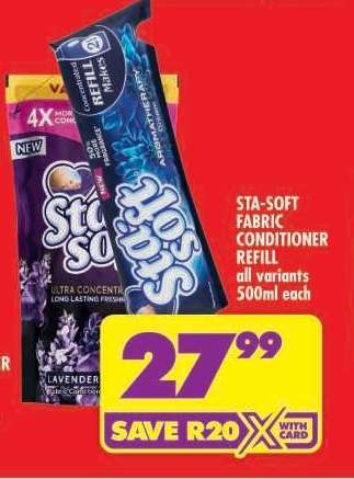 STA-SOFT FABRIC CONDITIONER REFILL
