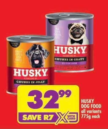 HUSKY DOG FOOD all variants 775g each