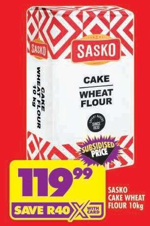 Sasko Cake Wheat Flour 10kg