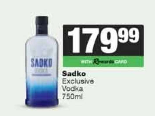 Sadko Exclusive Vodka