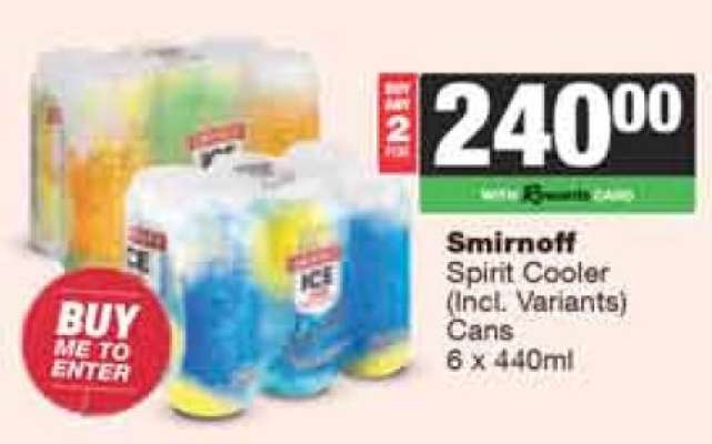 Smirnoff Spirit Cooler
