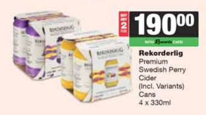 Rekorderlig Premium Swedish Perry Cider