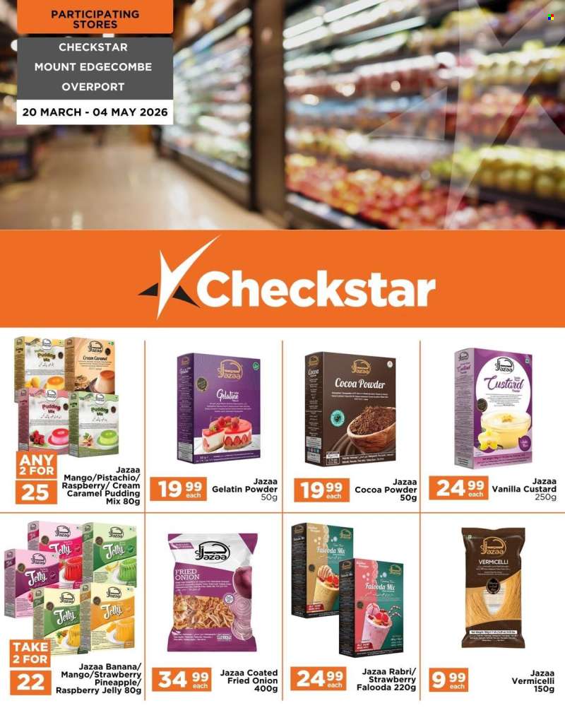 Checkstar catalogue  - 20/03/2026 - 04/05/2026.
