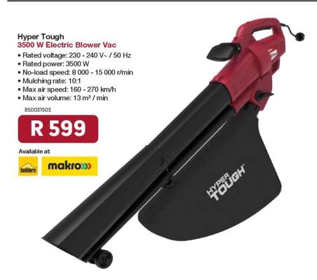 Hyper Tough 3500 W Electric Blower Vac