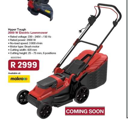 Hyper Tough 2000 W Electric Lawnmower