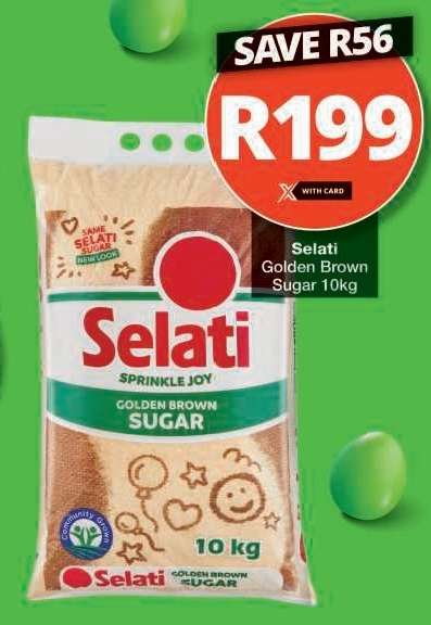 SELATI GOLDEN BROWN SUGAR 10kg