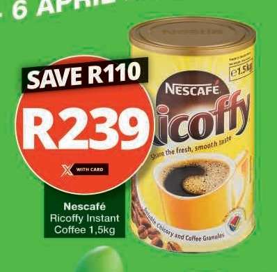 Nescafé Ricoffy Instant Coffee 1.5kg