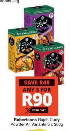 ROBERTSONS RAJAH CURRY POWDER