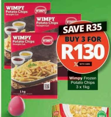Wimpy Frozen Potato Chips