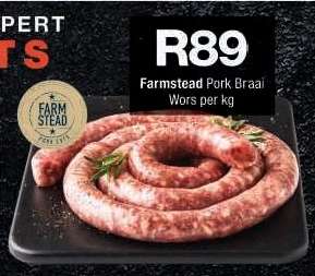 Farmstead Pork Braai Wors