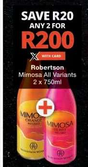 Robertson Mimosa All Variants