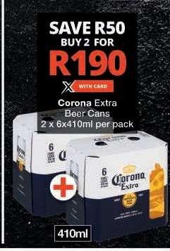 Corona Extra Beer Cans