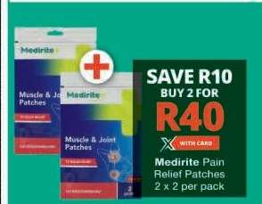 Medirite Pain Relief Patches