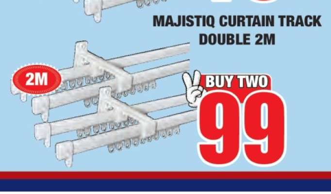 MAJISTIQ CURTAIN TRACK DOUBLE 2M